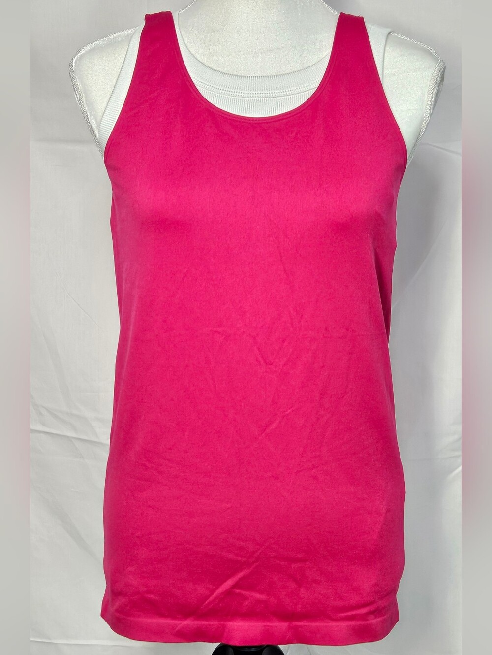 C Hot Pink Slim Tank Top